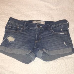 Abercrombie & Fitch Low Rise Denim Shorts